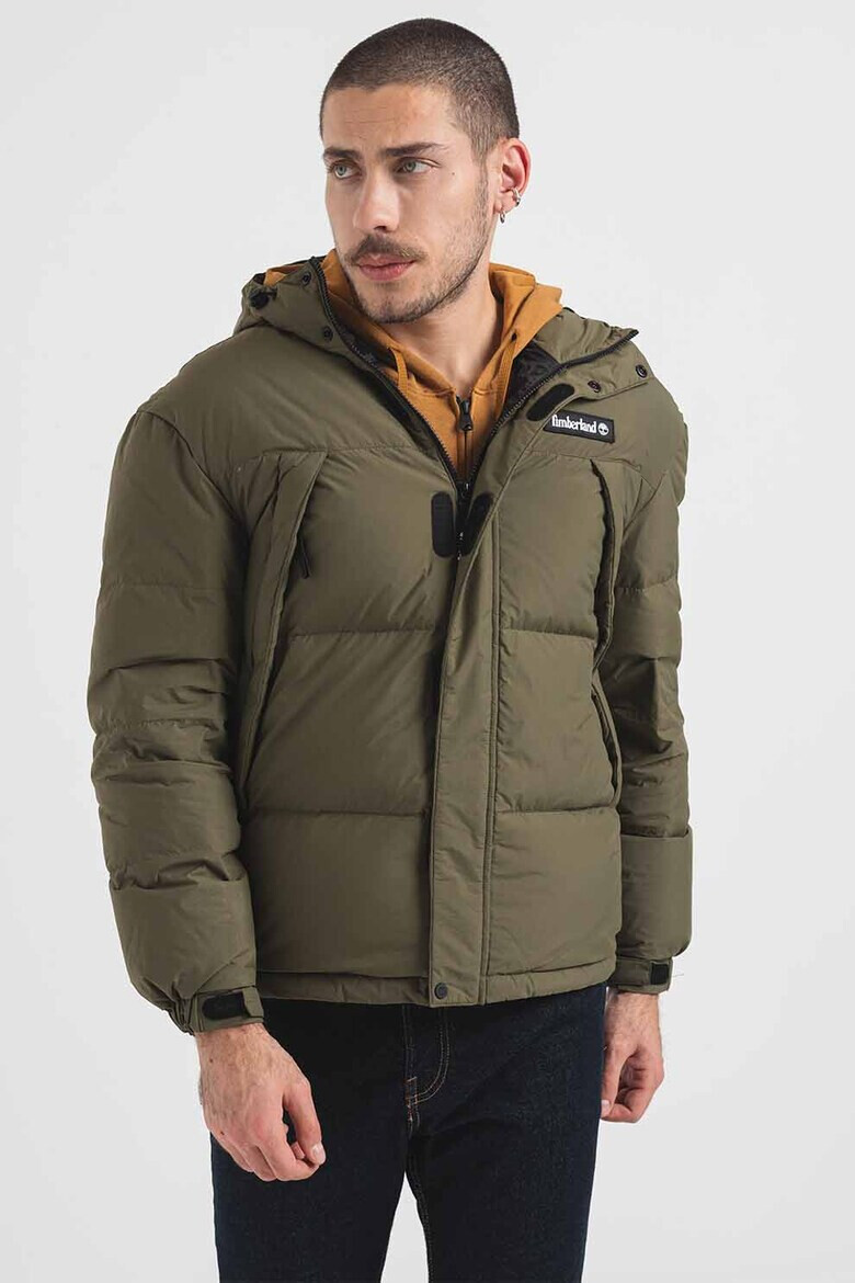 Timberland Geaca cu gluga si model uni - Pled.ro