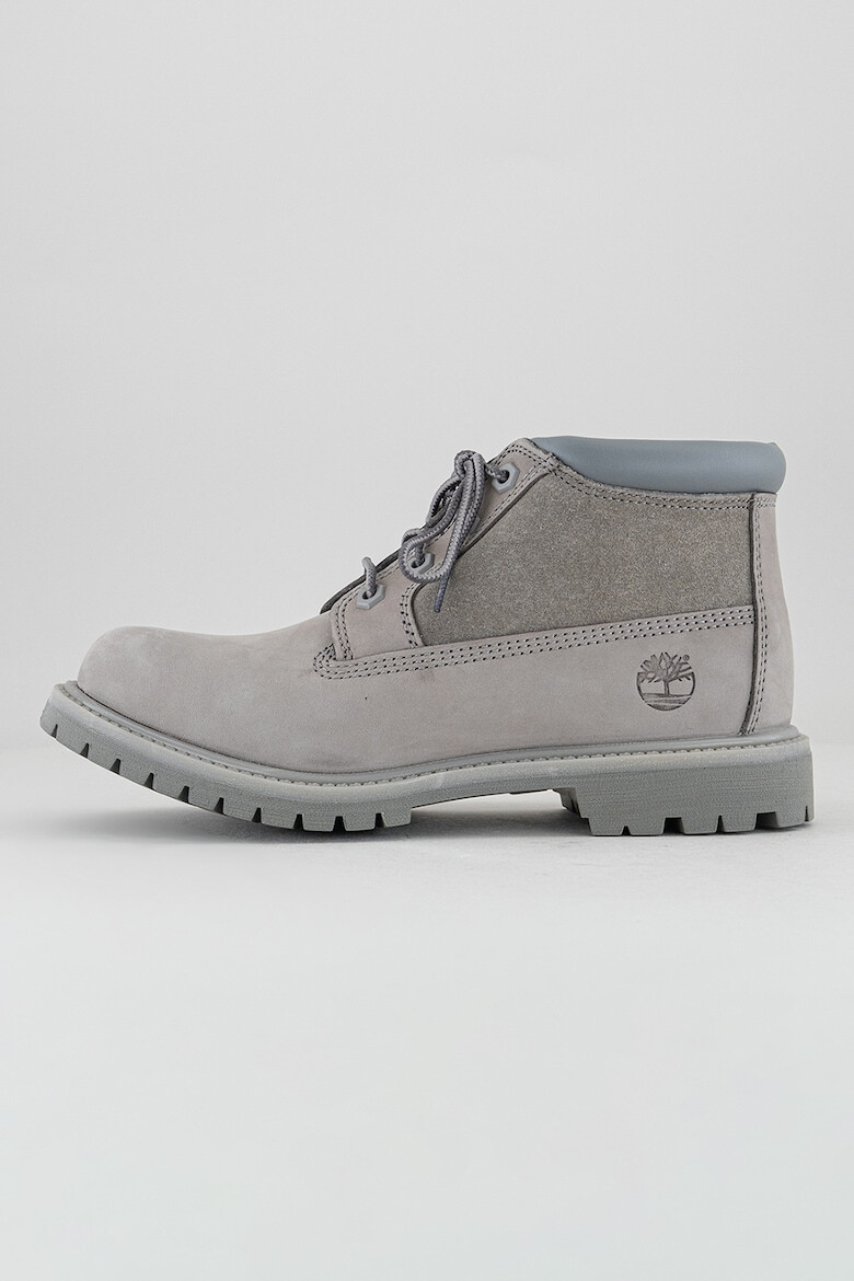 Timberland Ghete din piele nabuc cu detaliu logo - Pled.ro