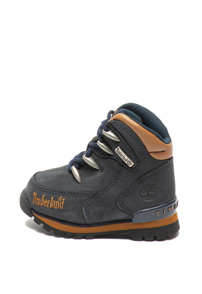 Timberland Ghete din piele nabuc si material textil Euro Rock Hikier - Pled.ro