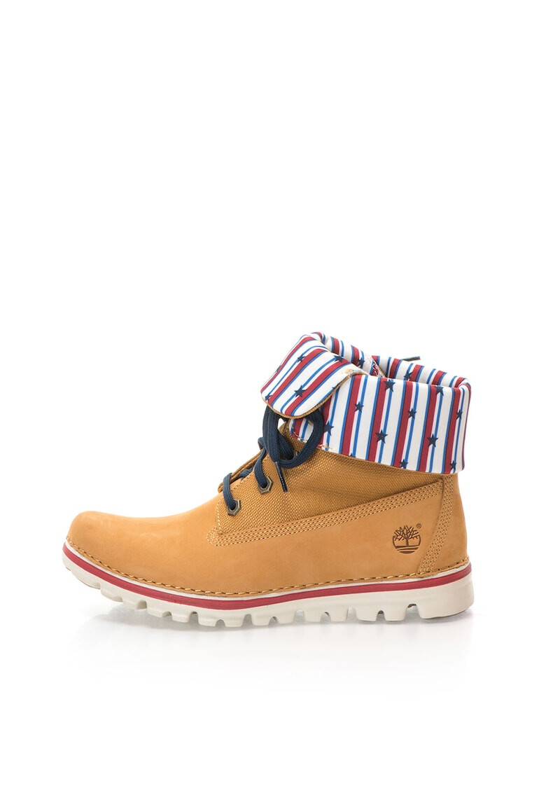 Timberland Ghete maro camel cu imprimeu in dungi Brookton - Pled.ro