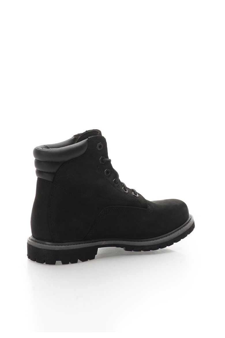 Timberland Ghete negre impermeabile de piele nabuc - Pled.ro