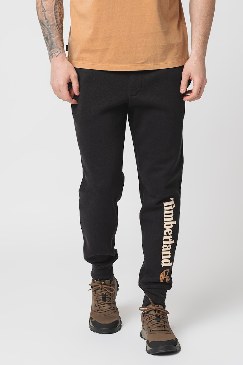 Timberland Pantaloni de trening cu talie medie si snur de ajustare in talie - Pled.ro