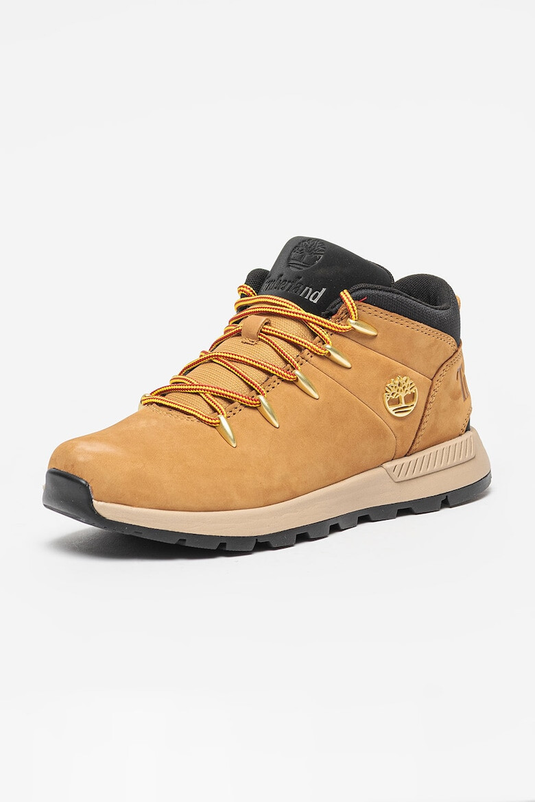 Timberland Pantofi de piele nabuc cu insertii textile pentru treking Sprint Trekker - Pled.ro