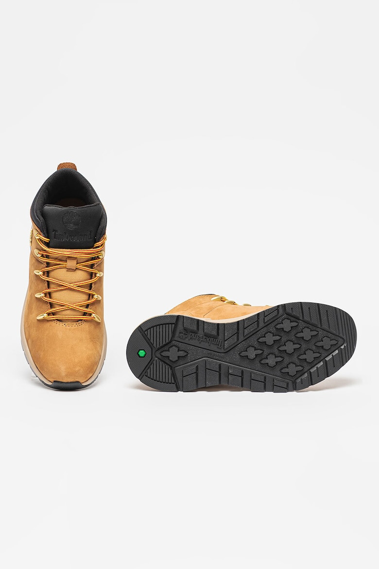 Timberland Pantofi de piele nabuc cu insertii textile pentru treking Sprint Trekker - Pled.ro