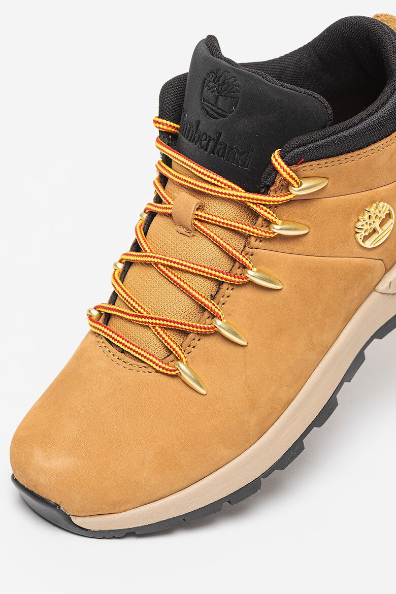 Timberland Pantofi de piele nabuc cu insertii textile pentru treking Sprint Trekker - Pled.ro