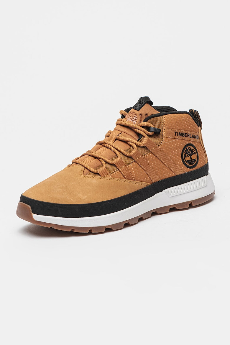 Timberland Pantofi sport cu garnituri de piele nabuc Euro Trekker - Pled.ro