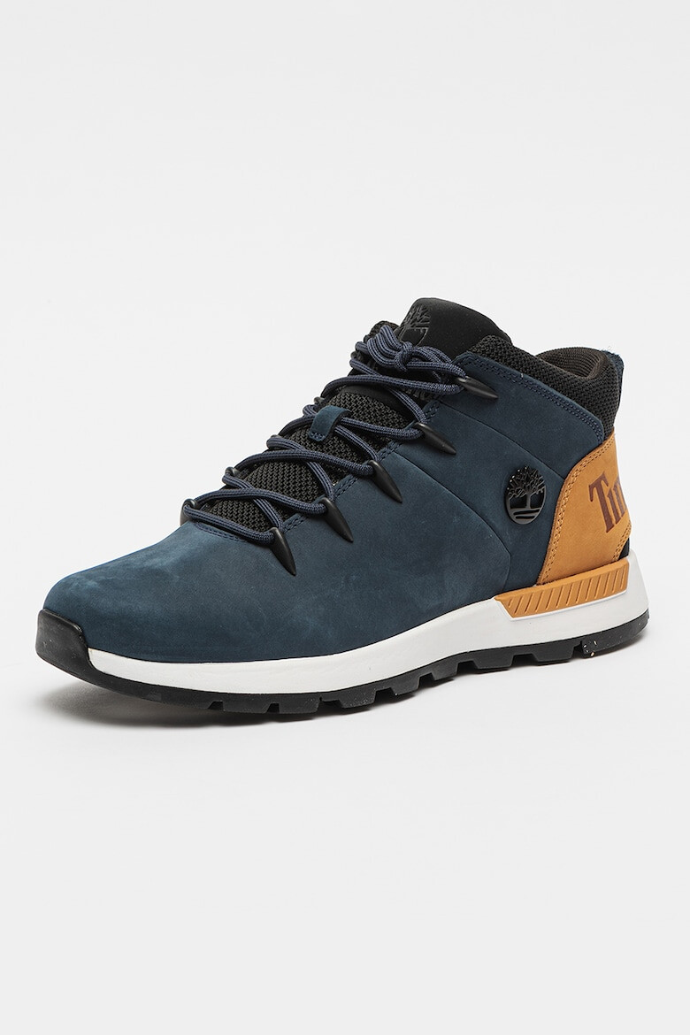 Timberland Pantofi sport de piele nabuc cu insertii de material textil Sprint - Pled.ro