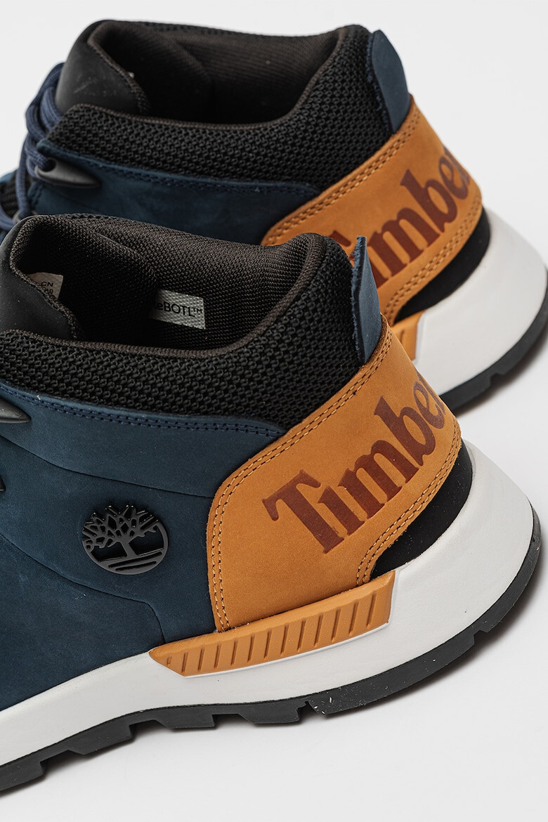 Timberland Pantofi sport de piele nabuc cu insertii de material textil Sprint - Pled.ro