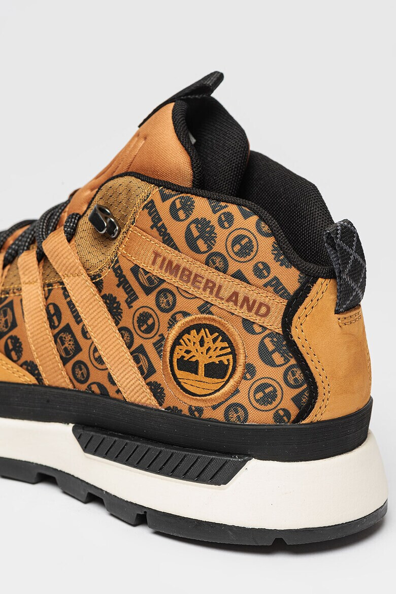 Timberland Pantofi sport de piele nabuc cu insertii textile Euro Trekker - Pled.ro