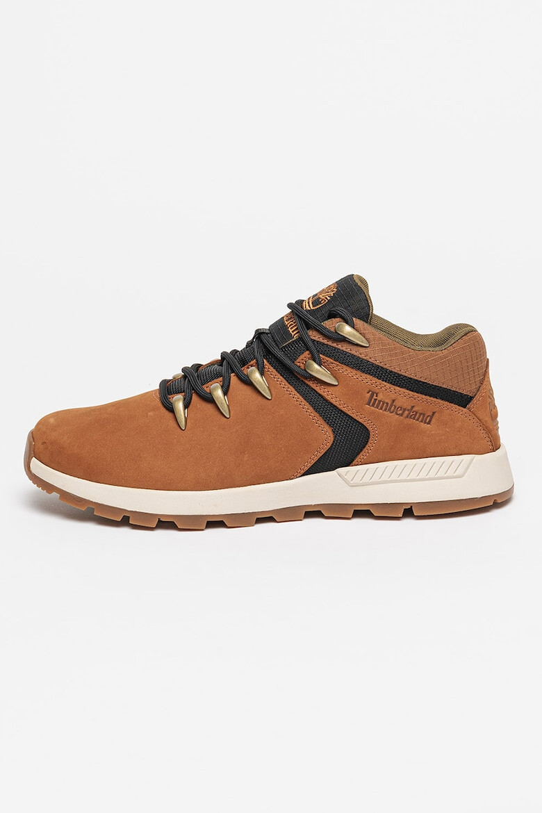 Timberland Pantofi sport de piele nabuc si material textil Sprint Trekker - Pled.ro