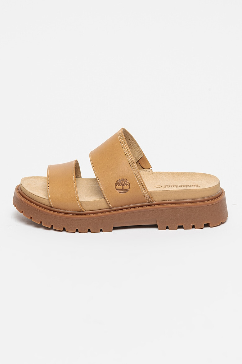 Timberland Papuci de piele cu logo - Pled.ro