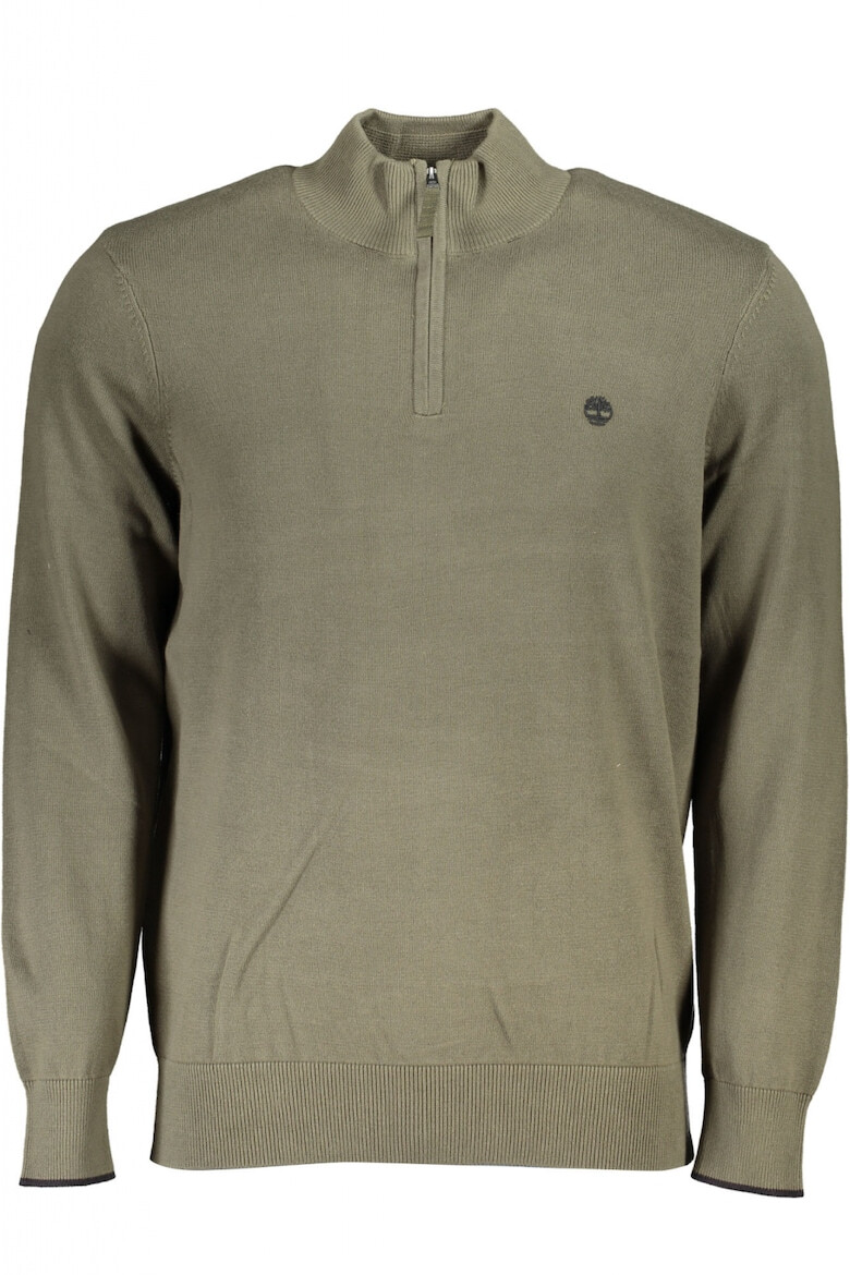 Timberland Pullover pentru barbati cu fermoar din bumbac verde inches - Pled.ro