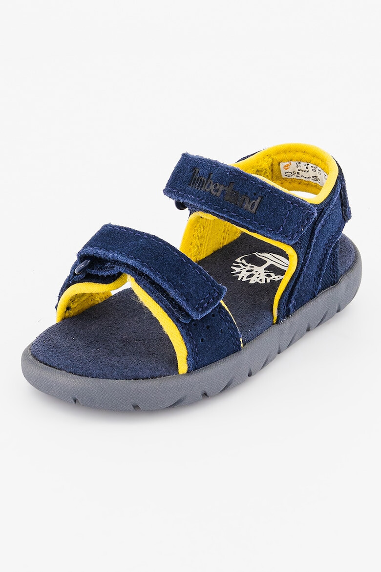 Timberland Sandale cu inchidere velcro si garnituri din piele intoarsa Nubble - Pled.ro