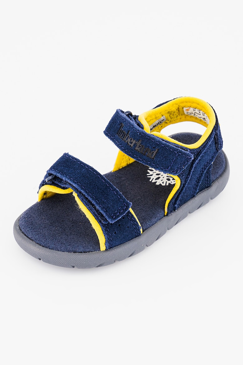 Timberland Sandale cu inchidere velcro si garnituri din piele intoarsa Nubble - Pled.ro