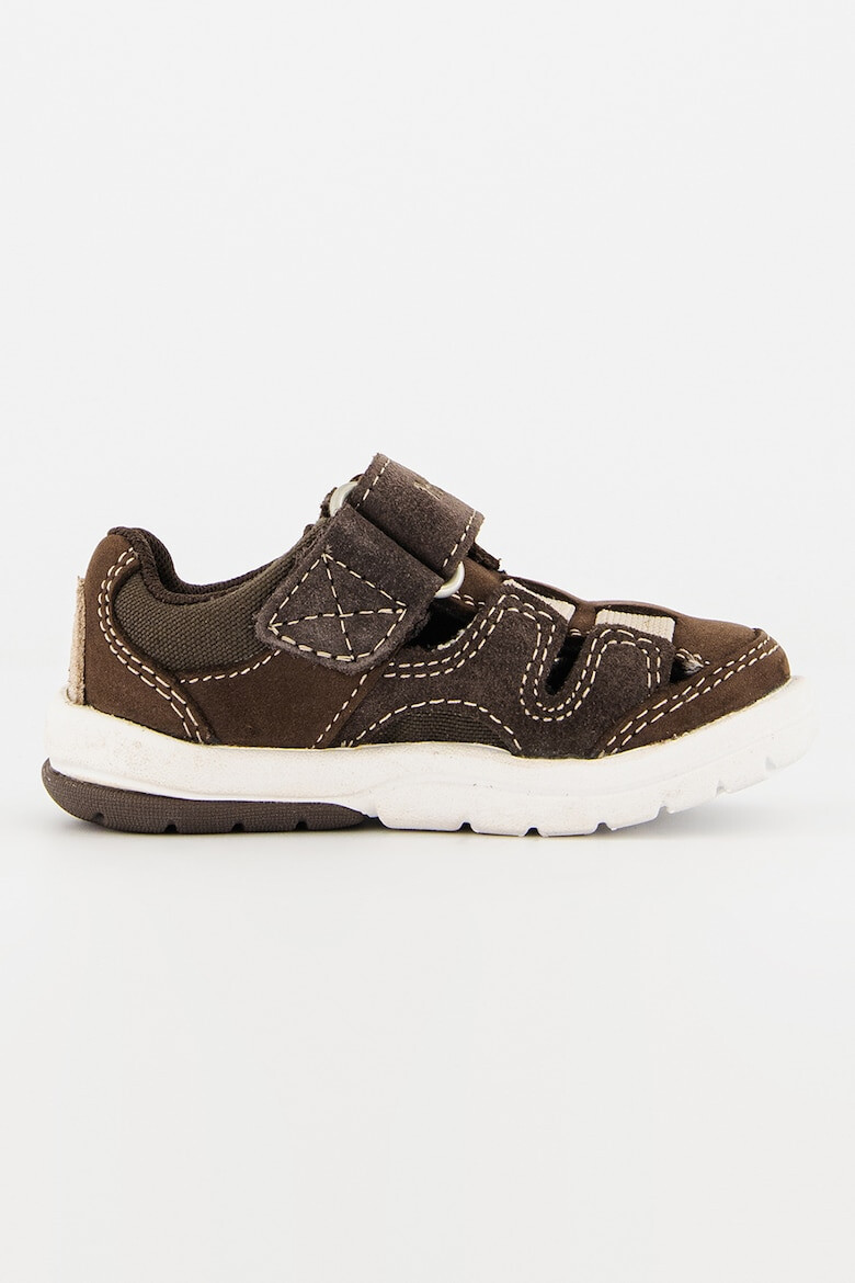 Timberland Sandale cu velcro si garnituri de piele intoarsa ecologica Tddletracks - Pled.ro