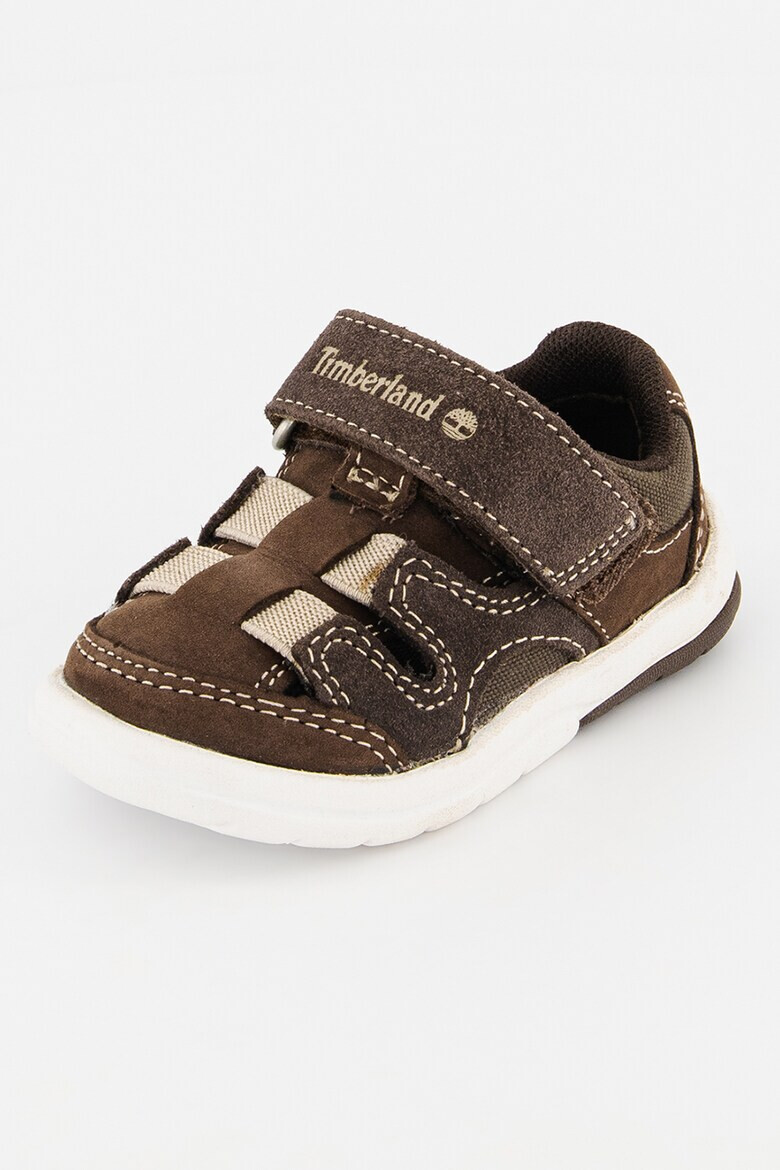 Timberland Sandale cu velcro si garnituri de piele intoarsa ecologica Tddletracks - Pled.ro