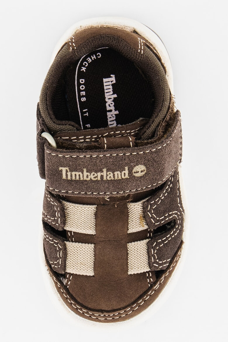 Timberland Sandale cu velcro si garnituri de piele intoarsa ecologica Tddletracks - Pled.ro