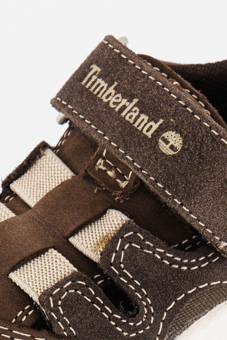 Timberland Sandale cu velcro si garnituri de piele intoarsa ecologica Tddletracks - Pled.ro