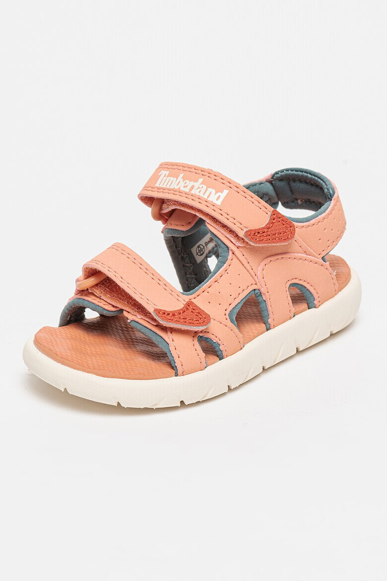 Timberland Sandale de piele ecologica cu velcro Perkins Row - Pled.ro