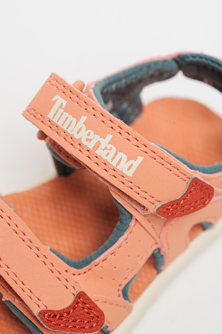 Timberland Sandale de piele ecologica cu velcro Perkins Row - Pled.ro