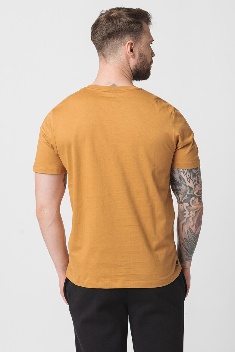 Timberland Tricou cu decolteu la baza gatului si imprimeu logo Linear - Pled.ro