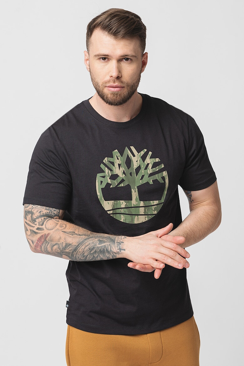 Timberland Tricou cu imprimeu logo Camo Tree - Pled.ro