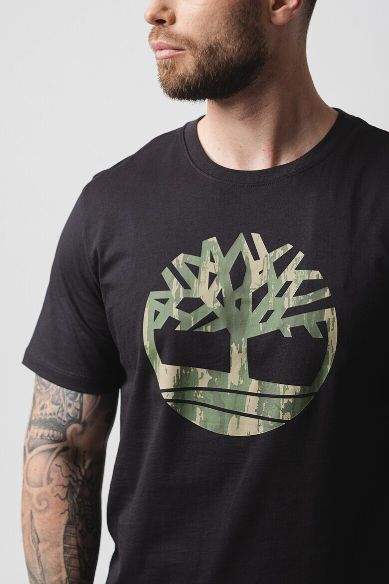 Timberland Tricou cu imprimeu logo Camo Tree - Pled.ro