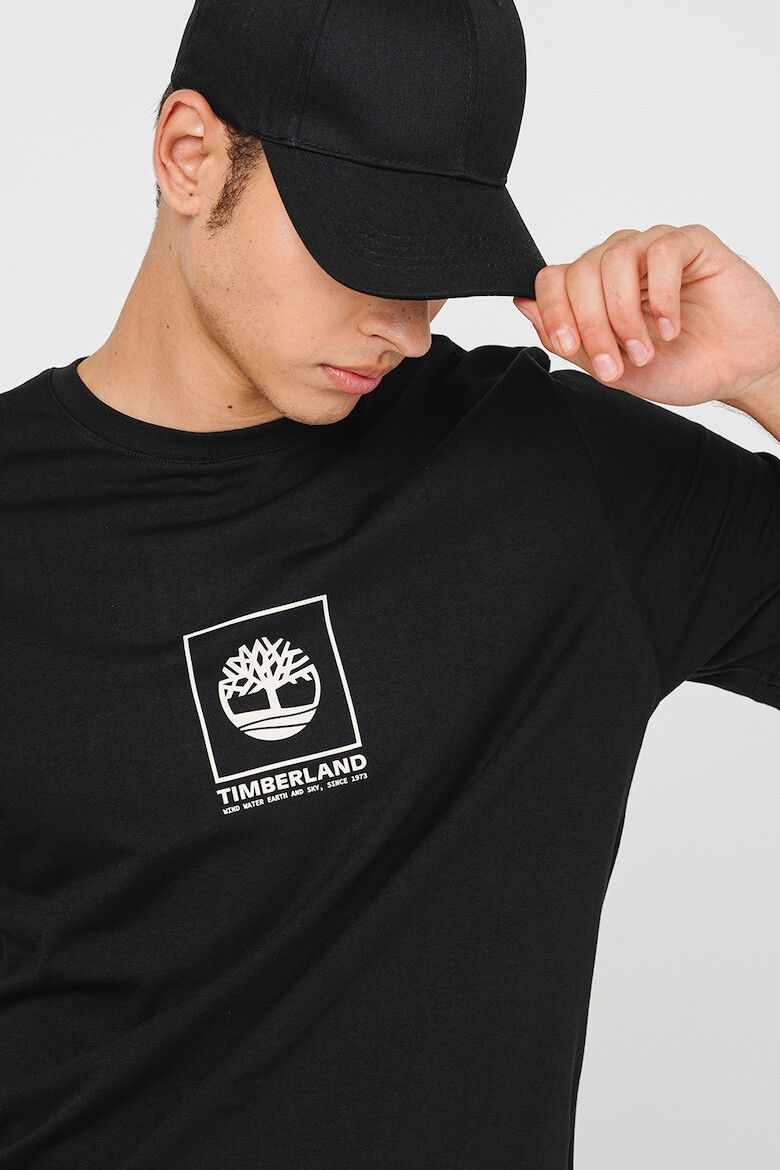 Timberland Tricou de bumbac cu imprimeu logo Stack - Pled.ro