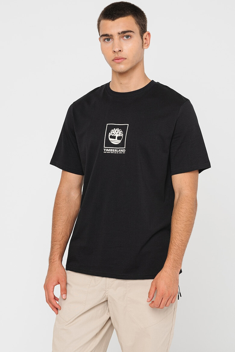 Timberland Tricou de bumbac cu imprimeu logo Stack - Pled.ro