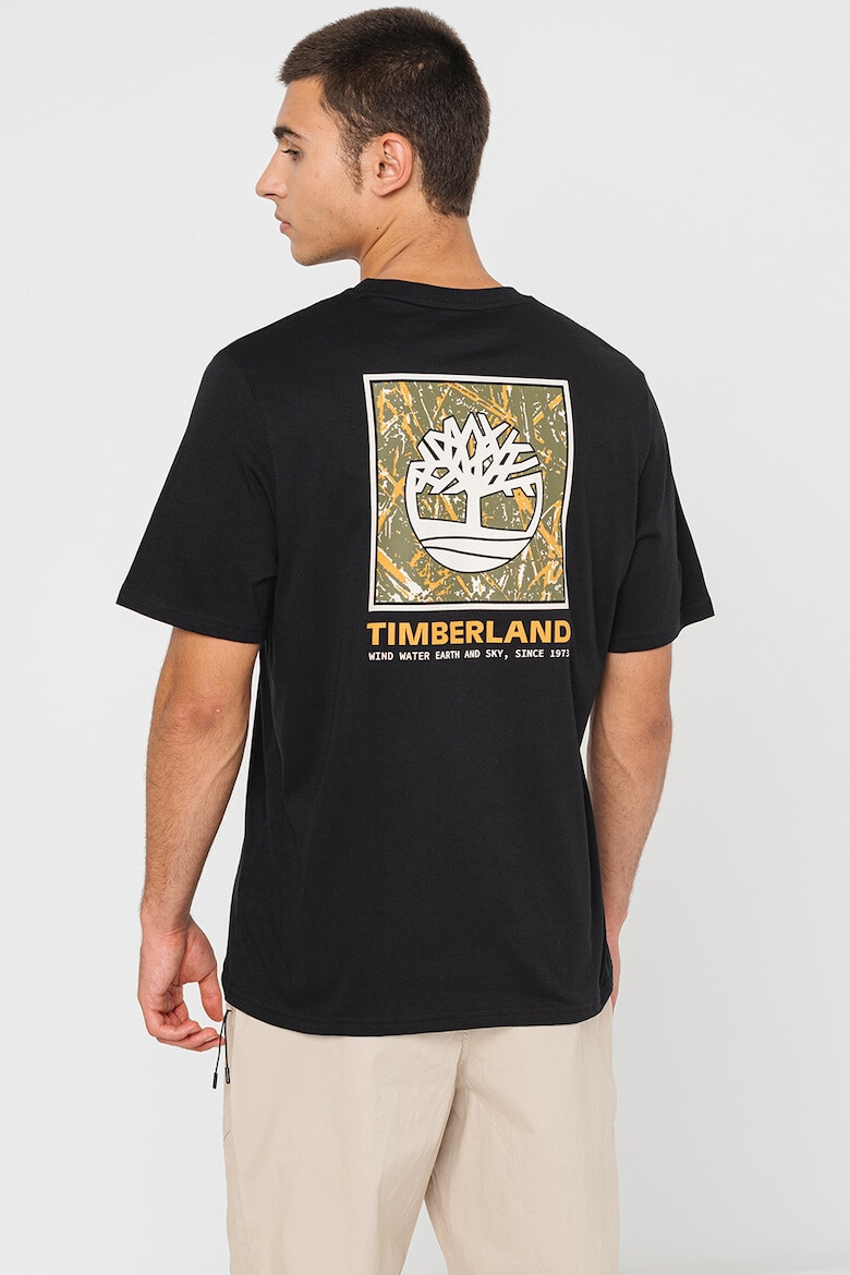 Timberland Tricou de bumbac cu imprimeu logo Stack - Pled.ro