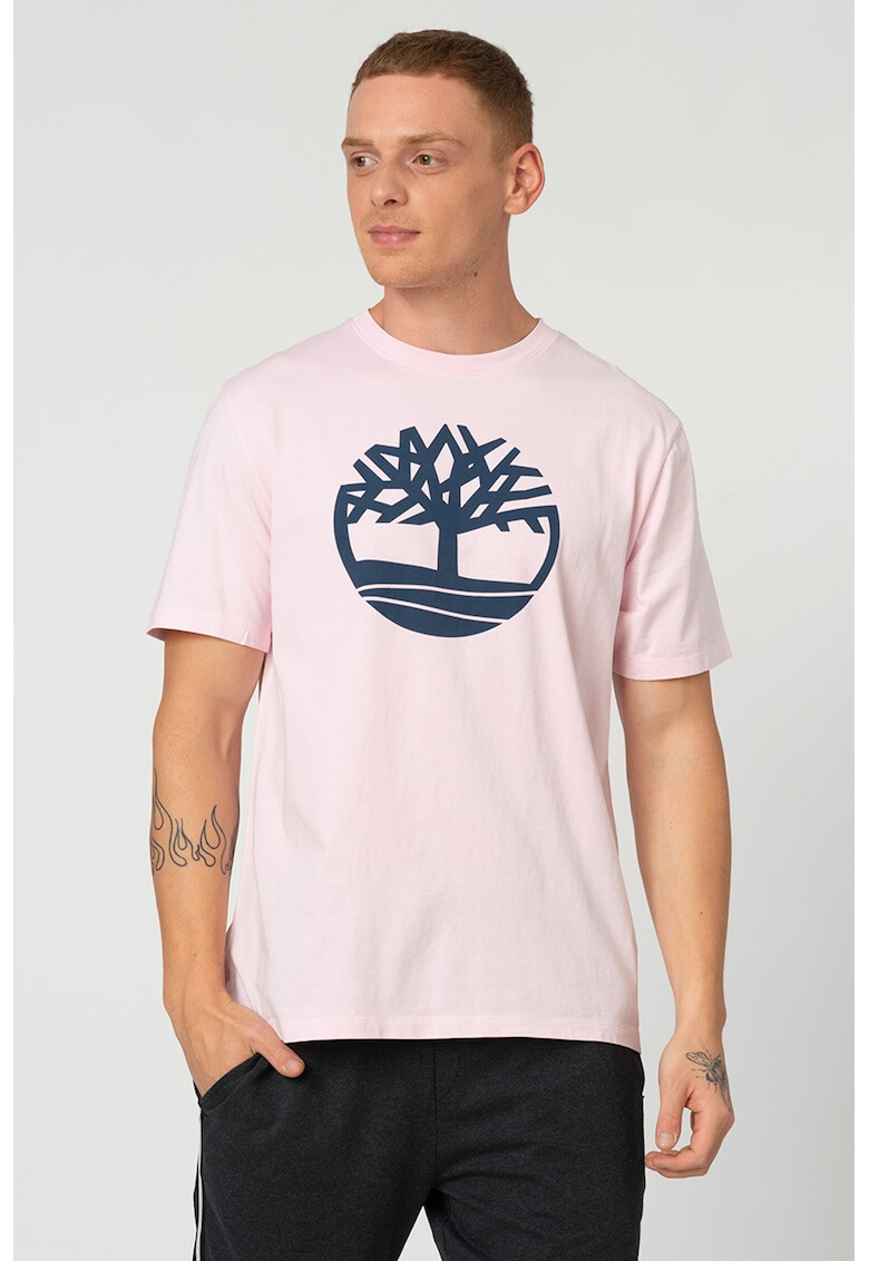 Timberland Tricou de bumbac organic cu imprimeu logo Kennebec River - Pled.ro