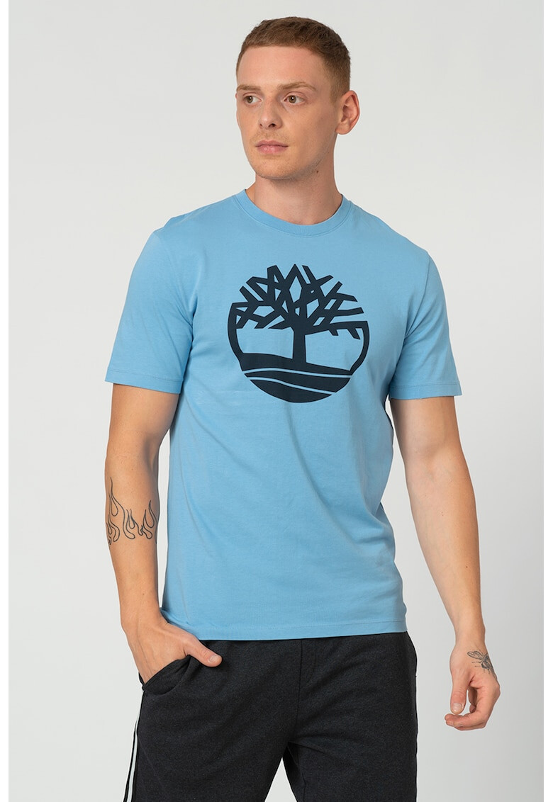 Timberland Tricou de bumbac organic cu imprimeu logo Kennebec River - Pled.ro