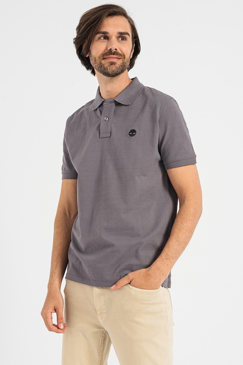 Timberland Tricou polo de bumbac organic pique - Pled.ro