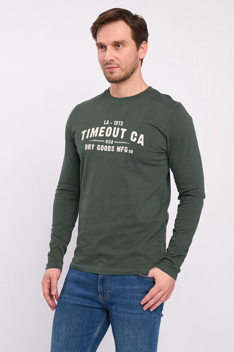 Timeout Bluza cu imprimeu logo - Pled.ro