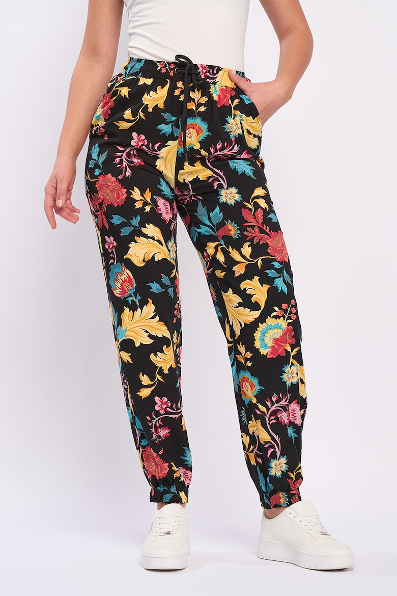 Timeout Pantaloni din viscoza cu imprimeu floral - Pled.ro