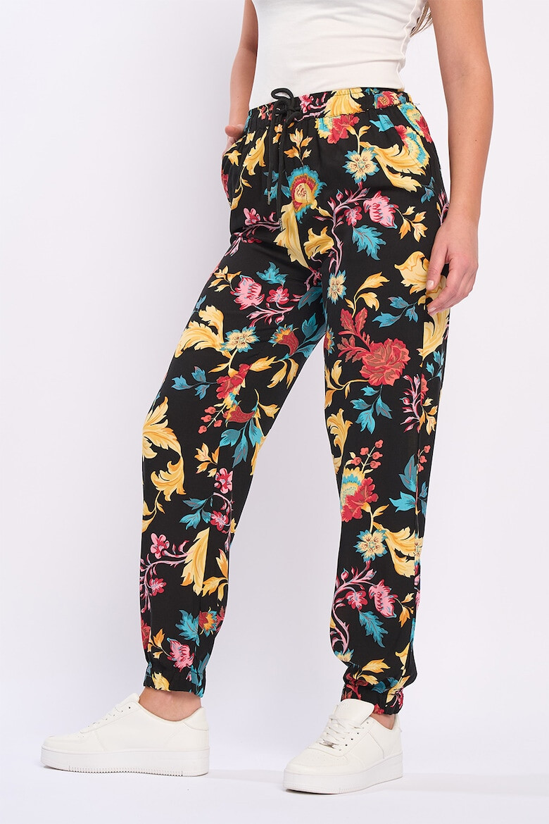 Timeout Pantaloni din viscoza cu imprimeu floral - Pled.ro