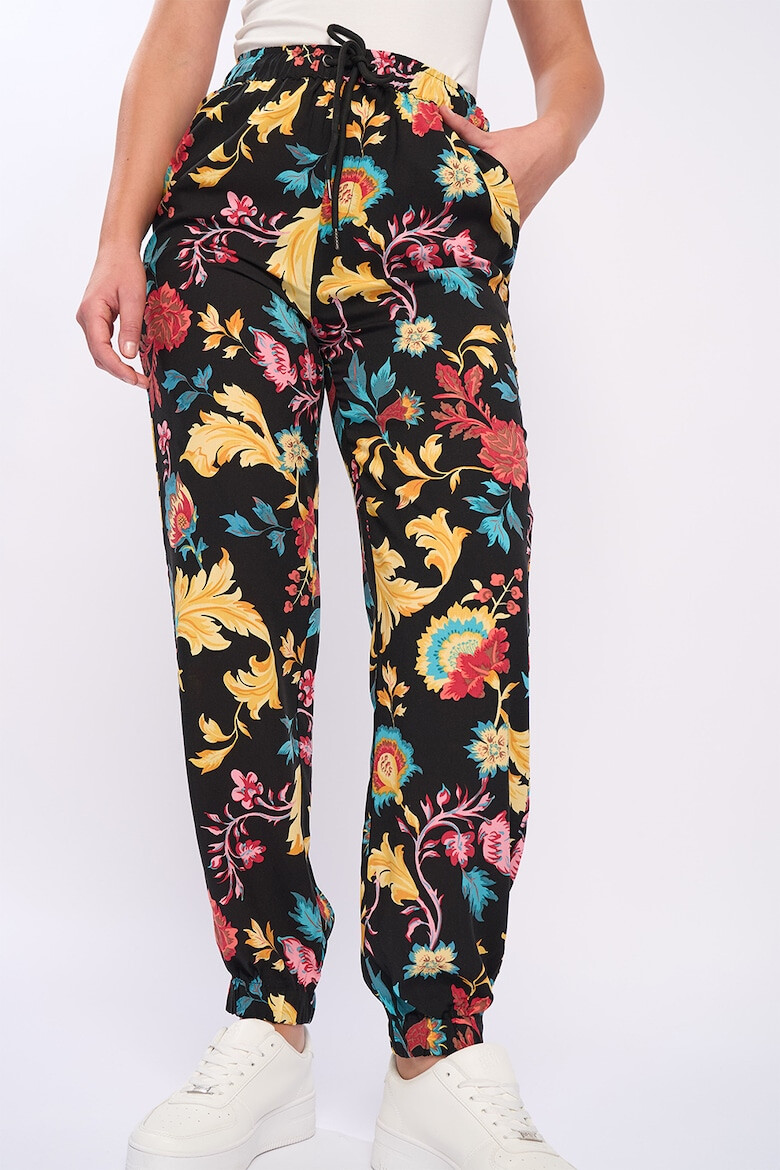 Timeout Pantaloni din viscoza cu imprimeu floral - Pled.ro