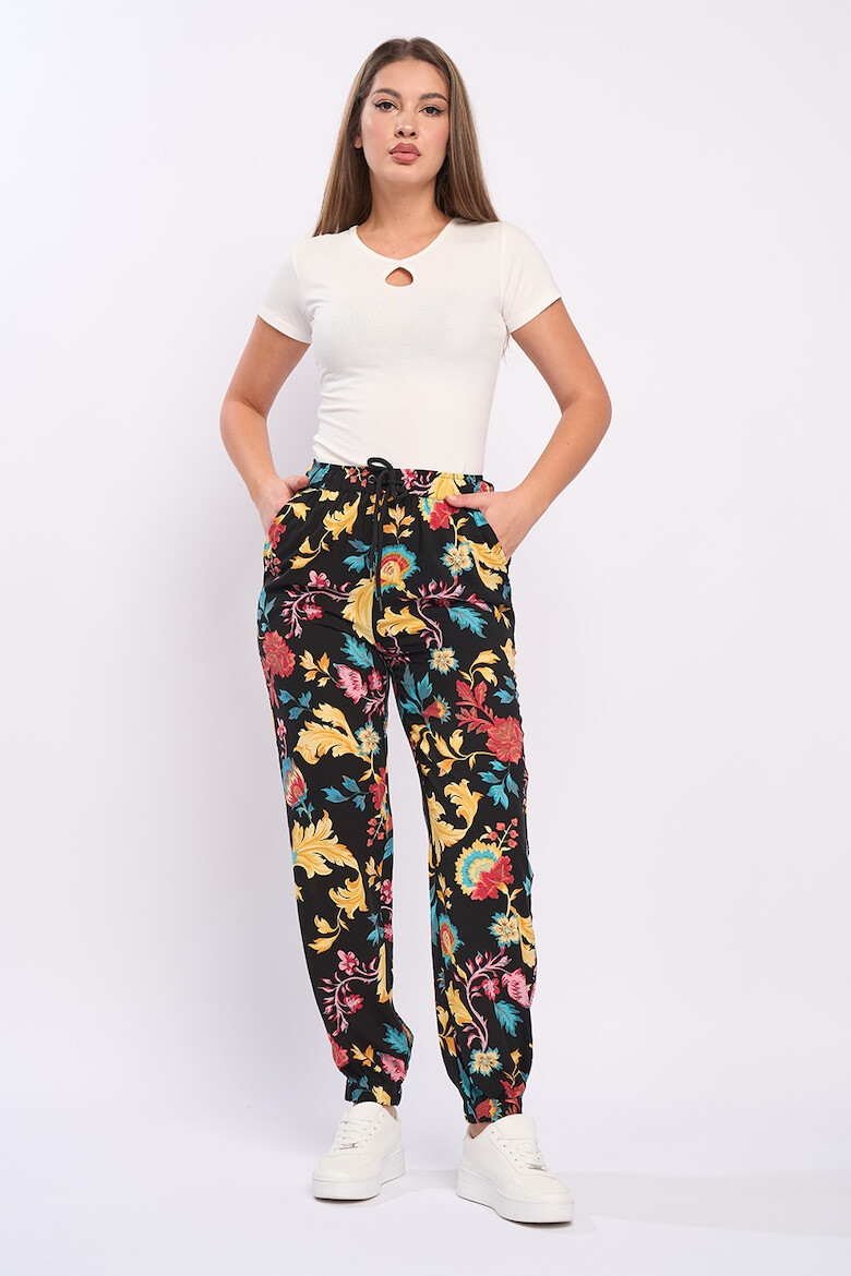 Timeout Pantaloni din viscoza cu imprimeu floral - Pled.ro