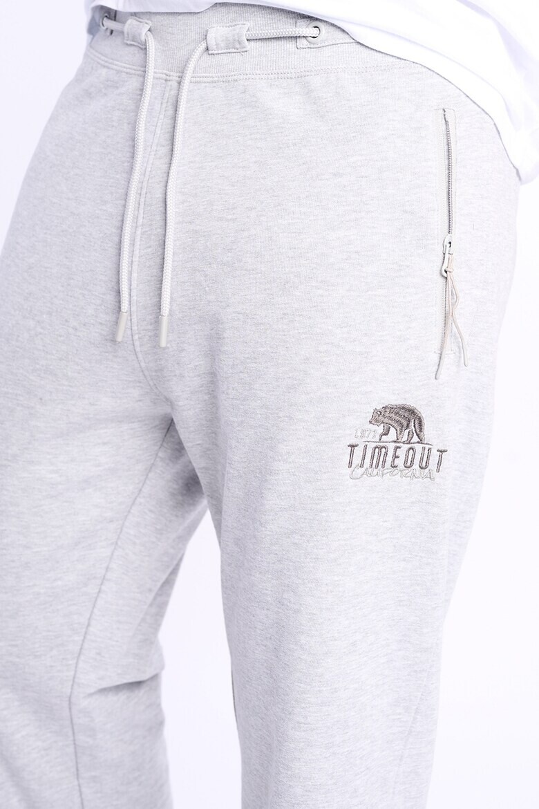 Timeout Pantaloni sport cu buzunare si logo - Pled.ro