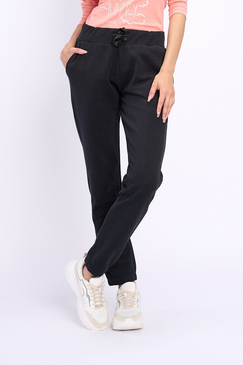 Timeout Pantaloni sport cu logo discret - Pled.ro