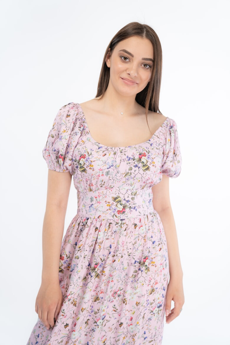 Timeout Rochie cu imprimeu floral si terminatie evazata - Pled.ro