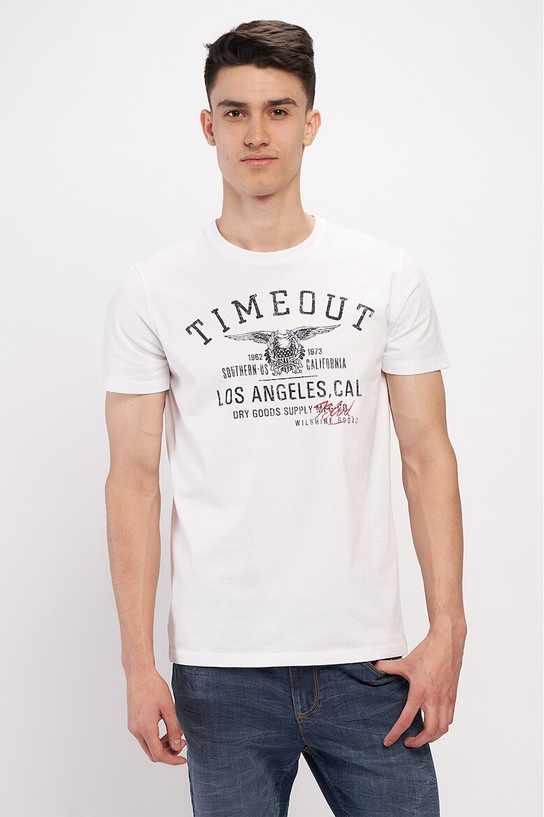 Timeout Tricou cu imprimeu logo - Pled.ro