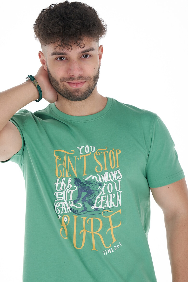 Timeout Tricou cu imprimeu text - Pled.ro