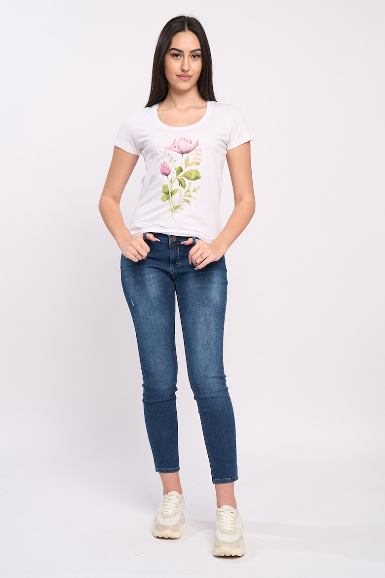 Timeout Tricou de bumbac cu imprimeu floral - Pled.ro