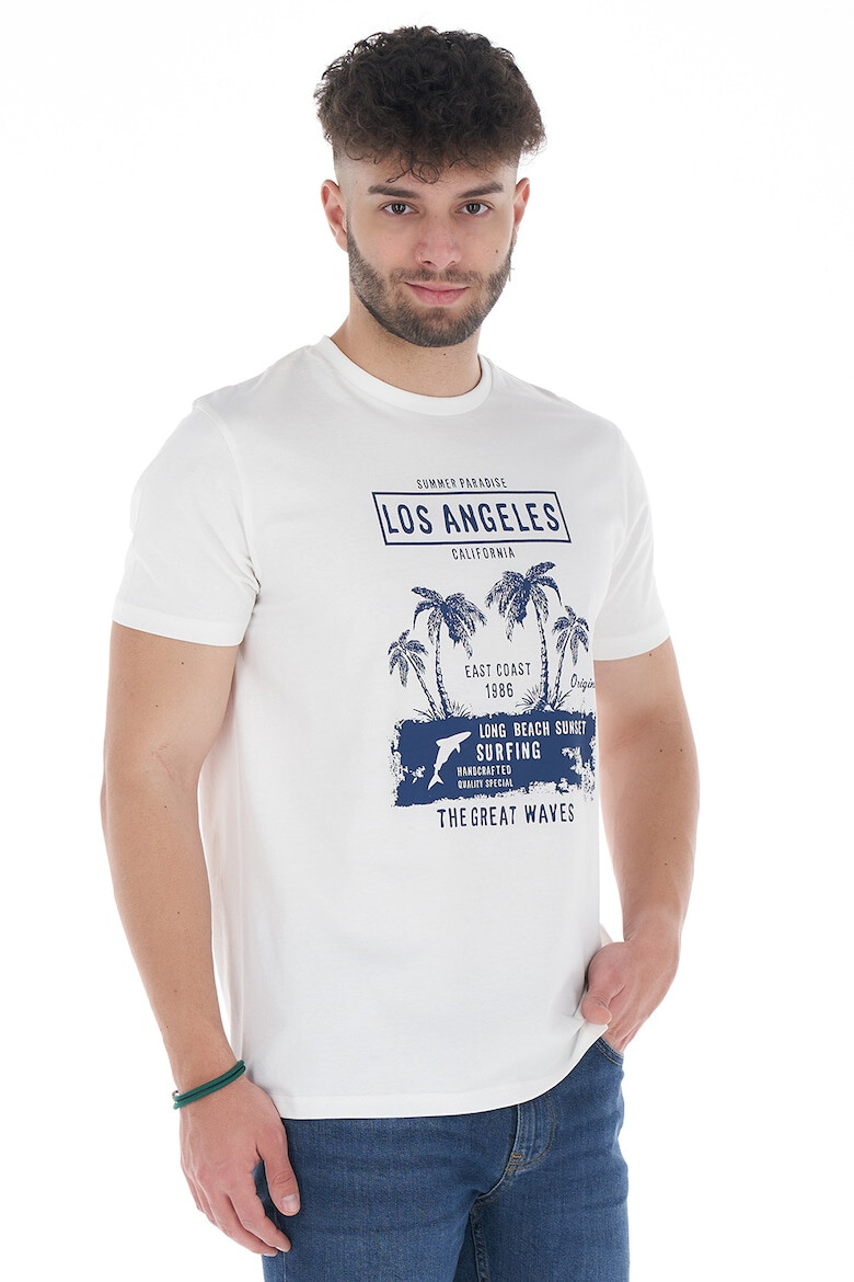 Timeout Tricou de bumbac cu imprimeu Los Angeles - Pled.ro