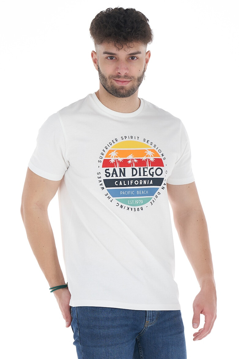 Timeout Tricou de bumbac cu imprimeu San Diego - Pled.ro