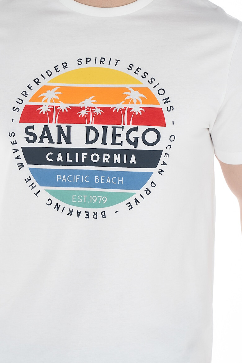 Timeout Tricou de bumbac cu imprimeu San Diego - Pled.ro