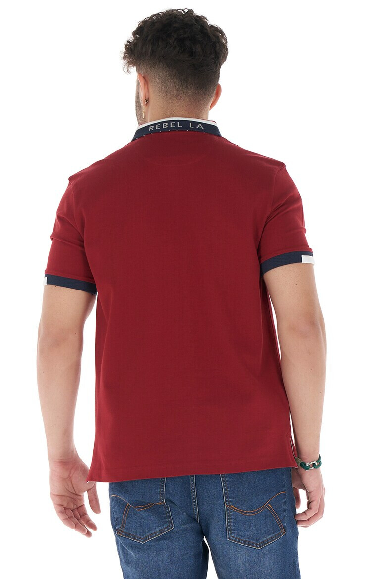 Timeout Tricou polo cu detalii contrastante - Pled.ro