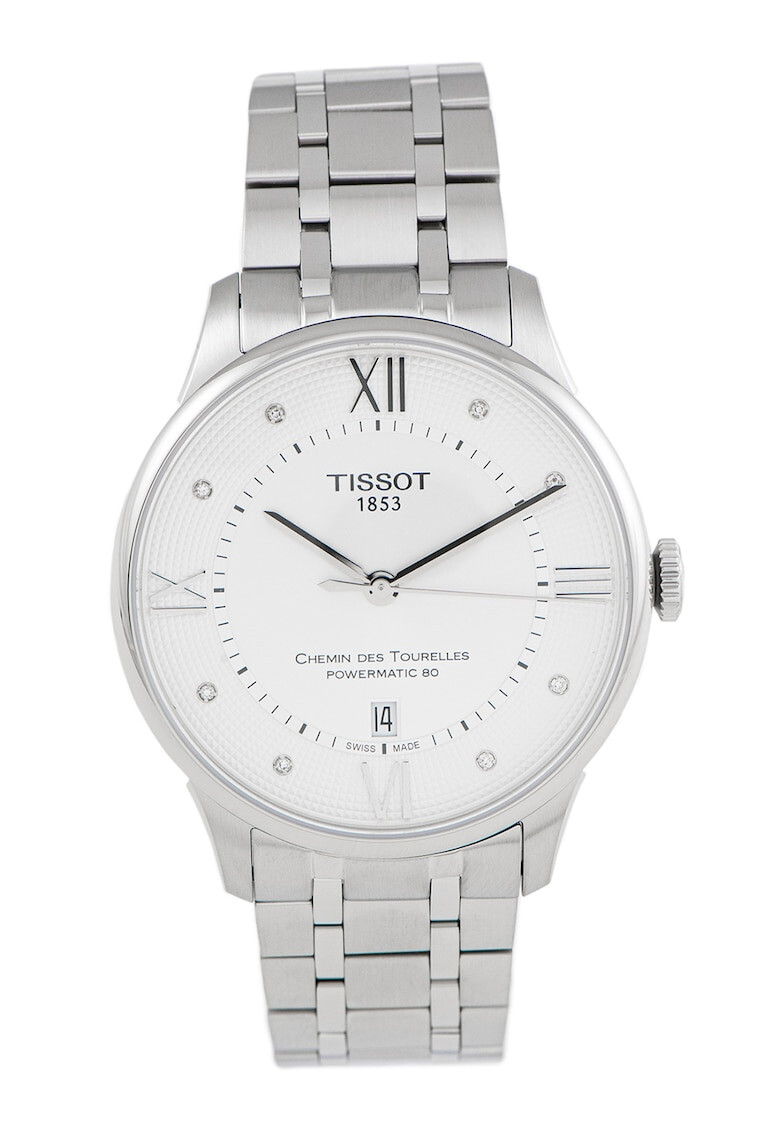 Tissot Ceas automatic cu bratara metalica si cristale Powermatic 80 - Pled.ro