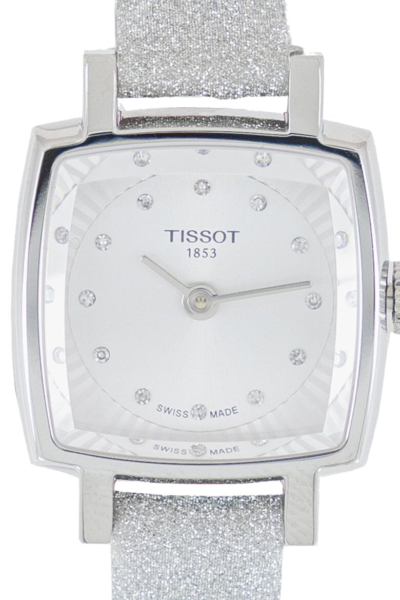 Tissot Ceas cu cadran cu 12 diamante si curele intersanjabile - Pled.ro